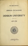The Sixty-Ninth Annual Catalogue of Denison University for the year 1899-1900