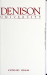 Catalog Denison University 1994-1996