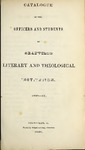 Catalogue of the Officers and Students of Granville Literary and Theological Institution 1839