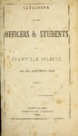Catalogue of the Officers and Students of Granville College for the Academical Year 1848-9