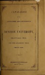 Catalogue of the Officers and Students of Denison University 1862-63