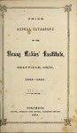 Third Annual Catalogue of the Young Ladies' Institute 1863-1864