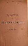 Thirty-Eighth Annual Catalogue of the Officers and Students of Denison University 1868-1869