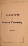 Forty-First Annual Catalogue of the Officers and Students of Denison University 1871-1872