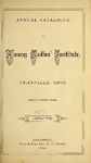 Annual Catalogue of Young Ladies Institute 1874-1875