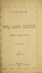 Catalogue of Young Ladies' Institute 1878-1879