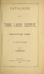 Catalogue Young Ladies' Institute Fiftieth Year 1881-1882