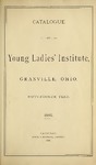 Catalogue of Young Ladies' Institute, Fifty-Fourth Year, 1886