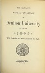 Sixty-Fifth Annual Catalogue of Denison University, 1895-1896